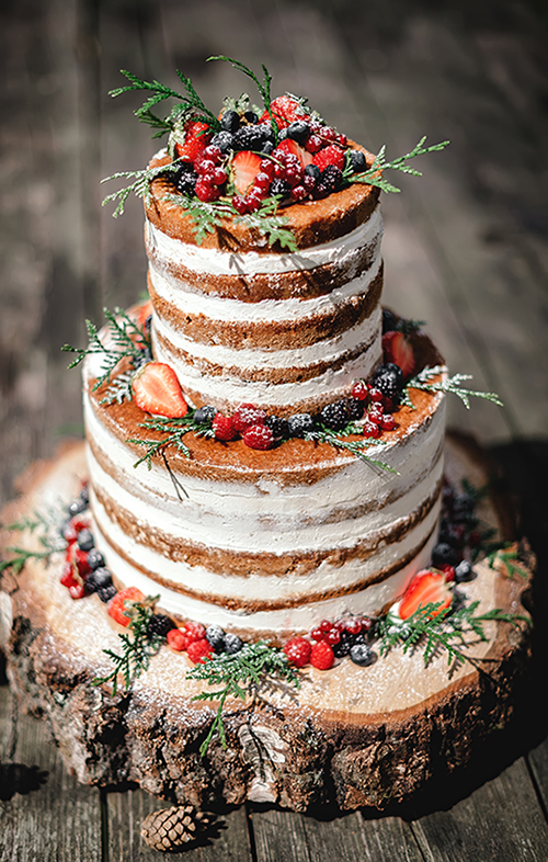 Wedding trend naked cake Crafted for you.™