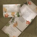 Vintage Roses Seal 'n Send wedding invitation