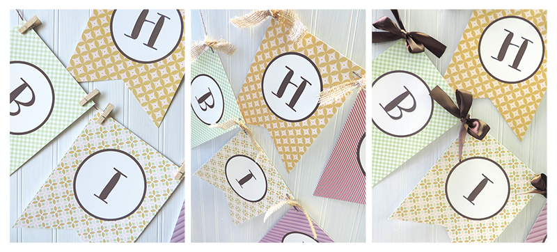 Creative Crush free printable birthday banner