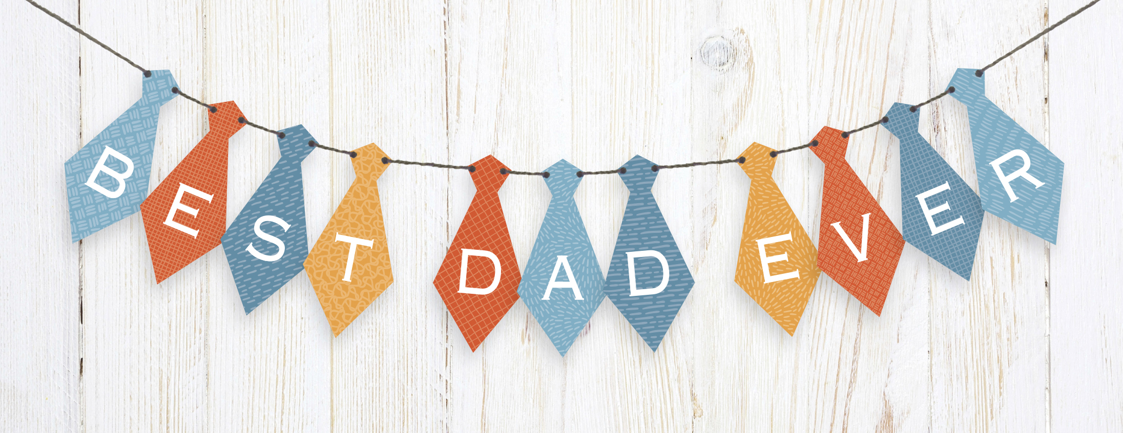 You ll crush on: free printable Father s Day tie banner Crafted for you ™