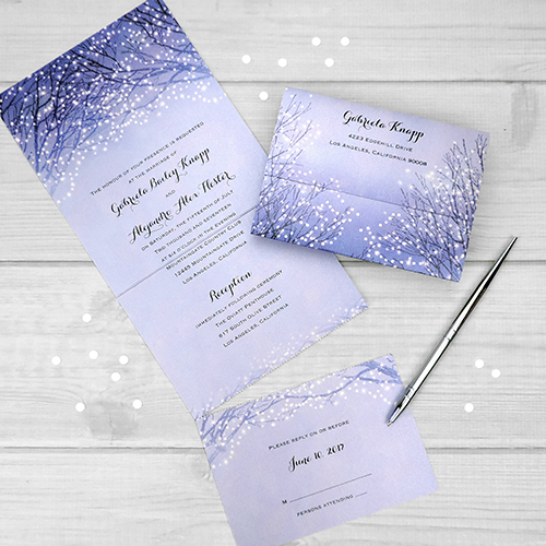 Seal 'n Send wedding invitations - stylish, simple, smart
