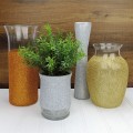 DIY glitter vases