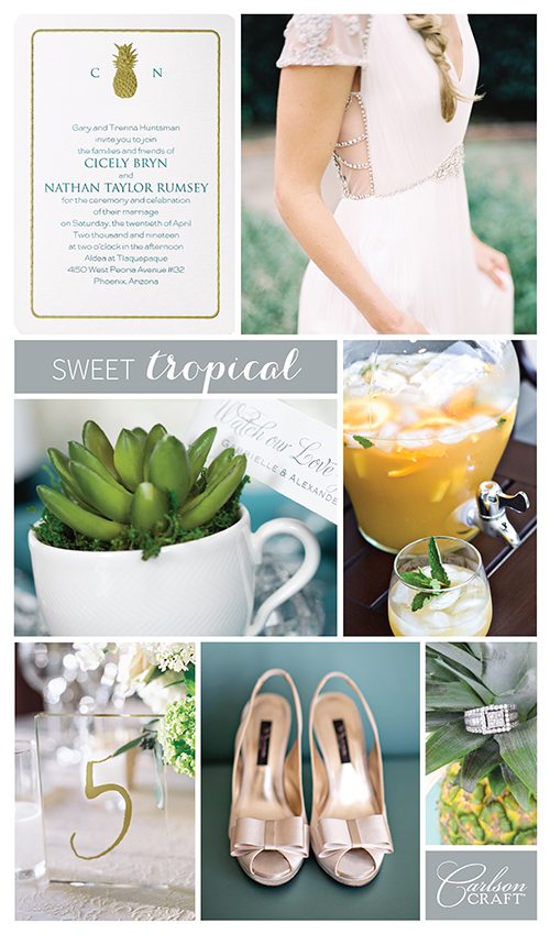 Pineapple wedding inspiration