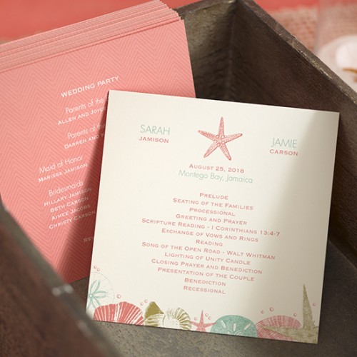 Don't forget to include these things on your wedding program