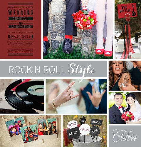 rock n roll wedding
